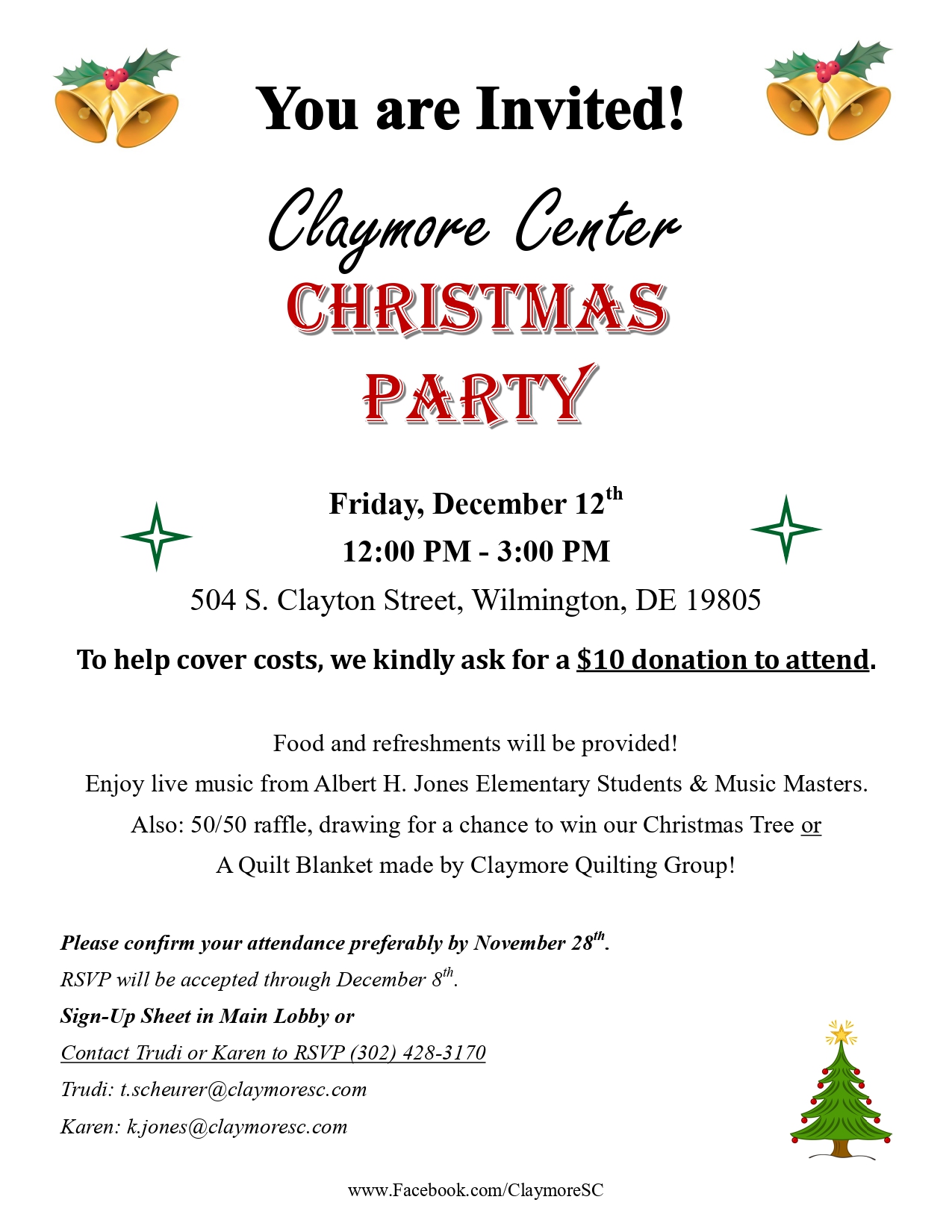 2025 Claymore Senior Center Christmas Party